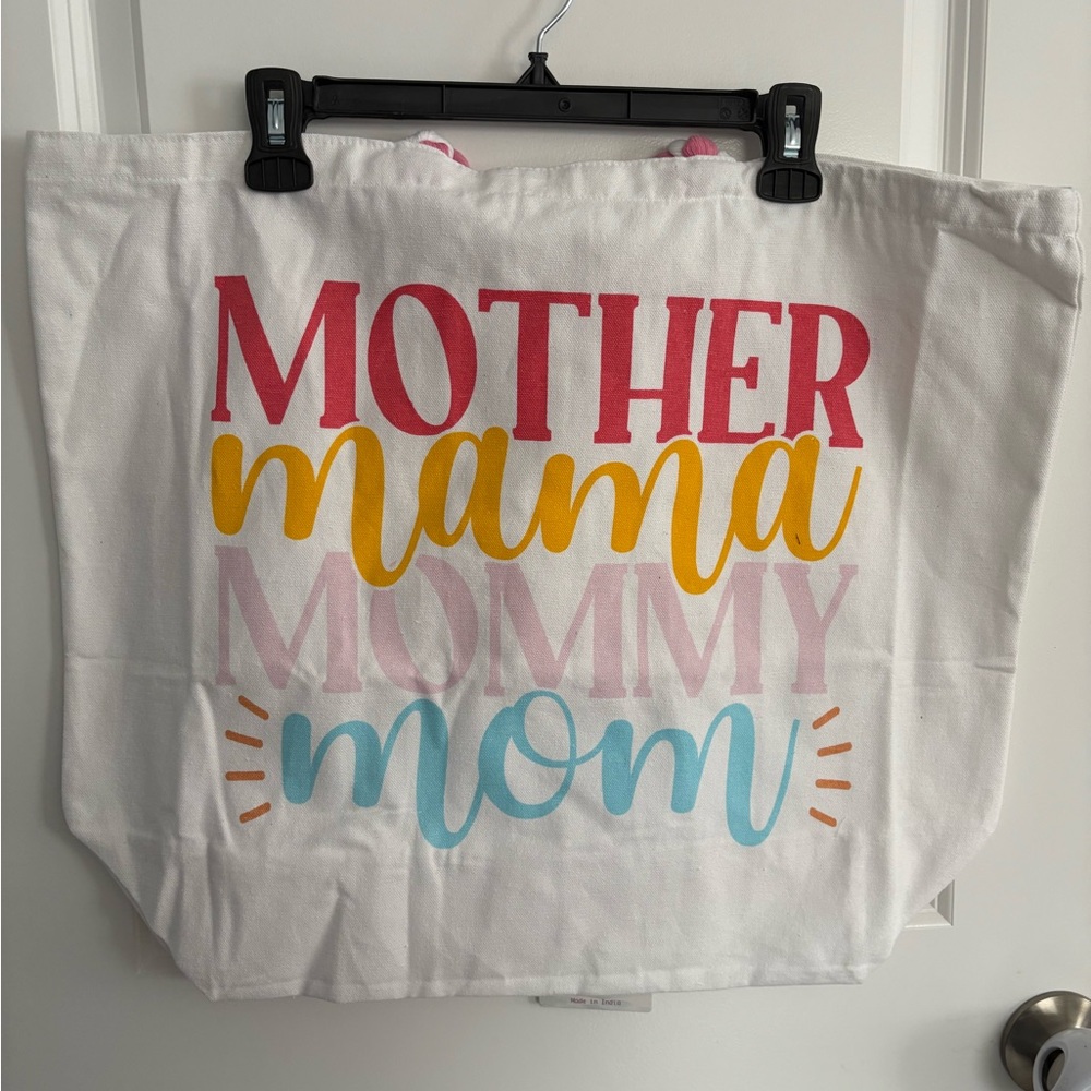 NWT- Love@ First Sight “Mother, Mama, Mommy, Mom” canvas tote bag